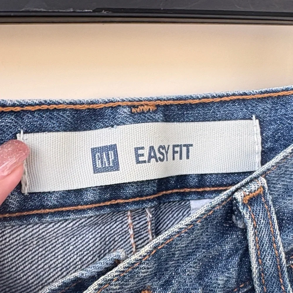 GAP Straight-Leg Indigo Denim Jeans - Picture 2 of 5